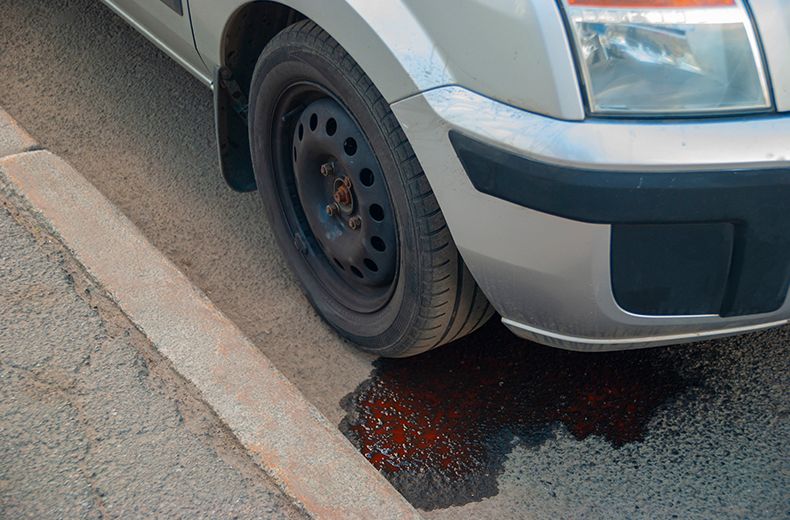 Car Leak Clear Fluid